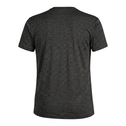 Black Melange - Back - Salewa Mens Puez Crew Neck Regular T-Shirt