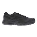 Black - Back - Reebok Womens-Ladies Work N Cushion 4.0 Leather Walking Trainers
