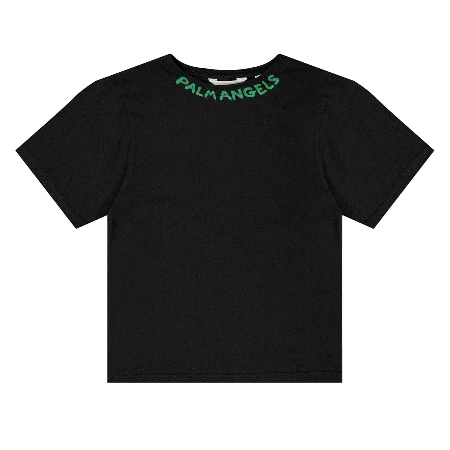 Black - Front - Palm Angels Childrens-Kids Logo Regular T-Shirt