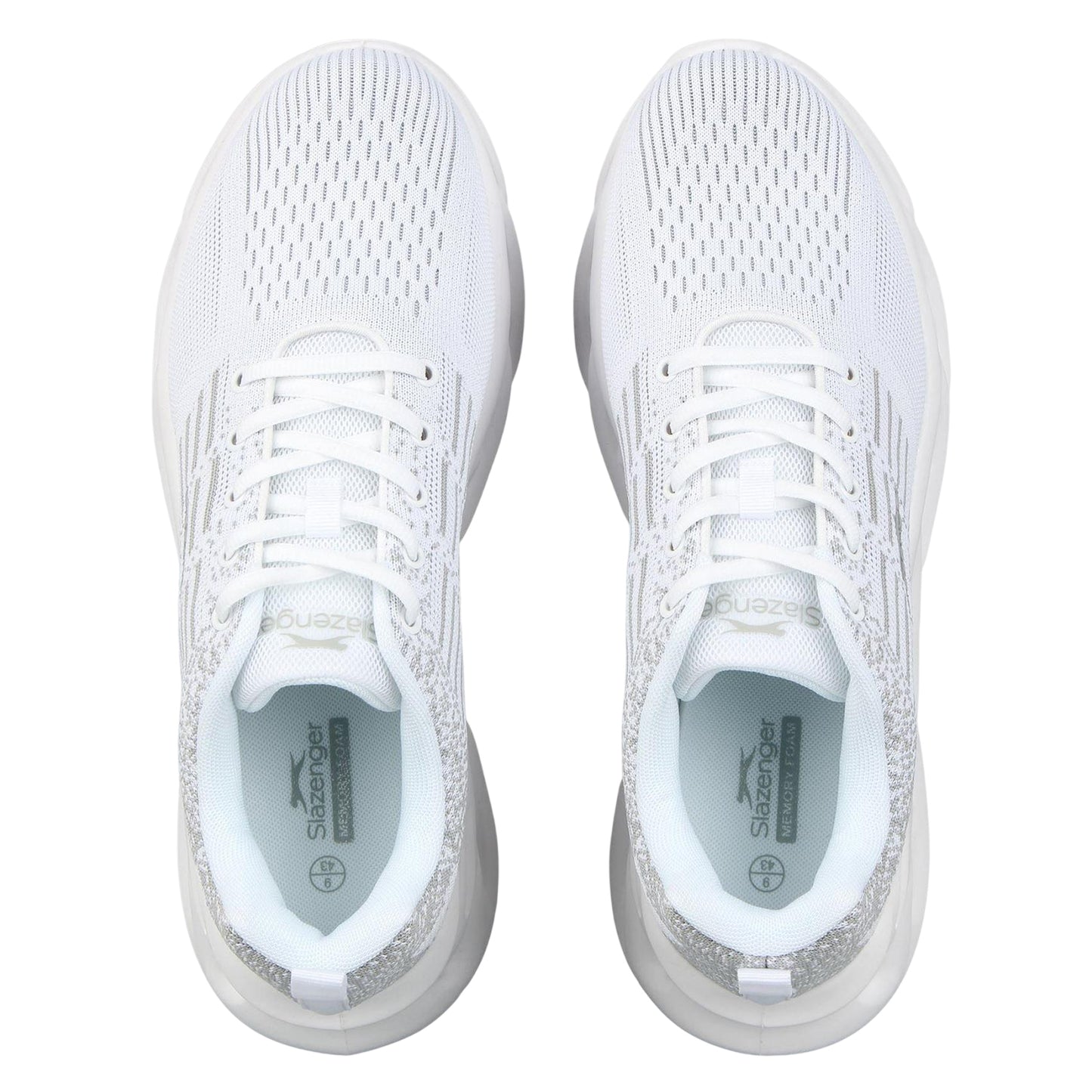 White - Side - Slazenger Mens Cameron Trainers