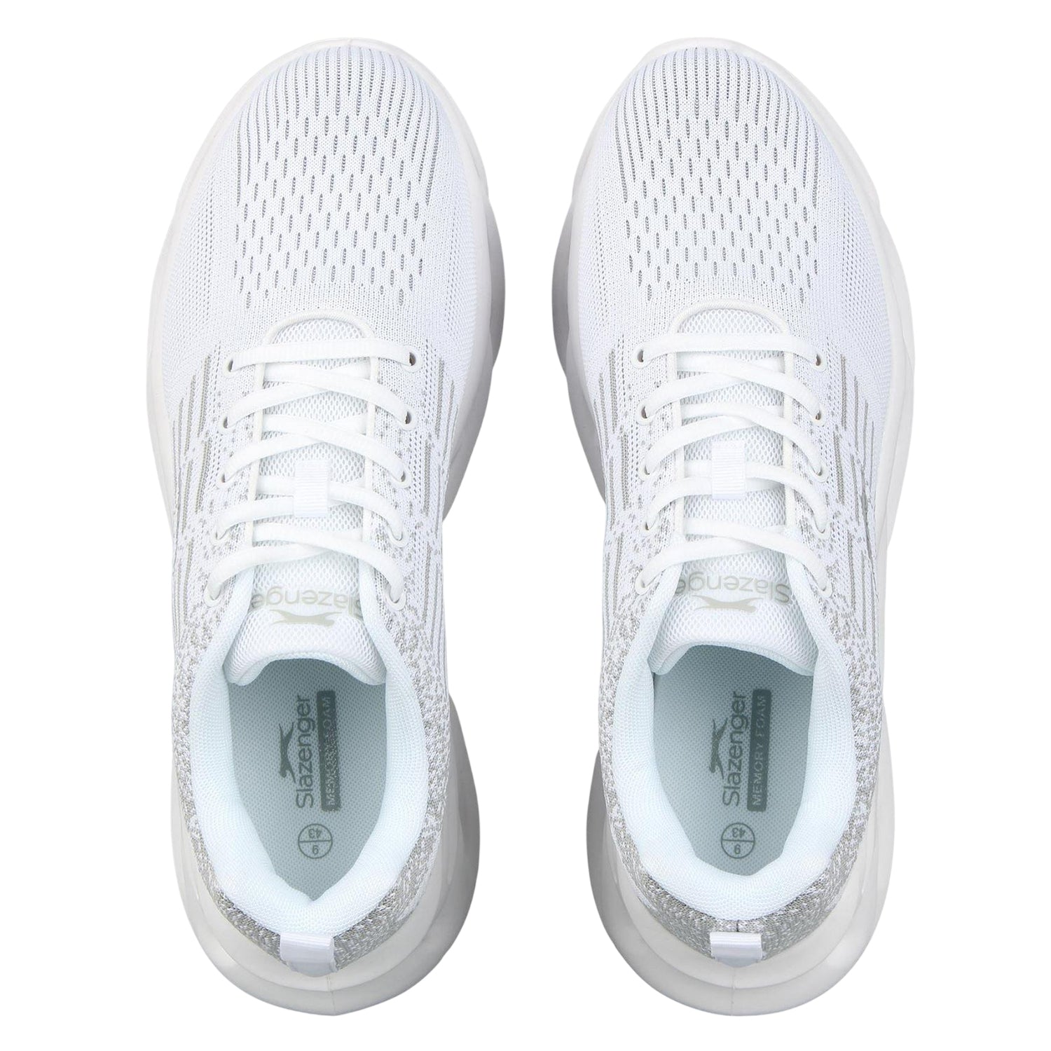 White - Side - Slazenger Mens Cameron Trainers