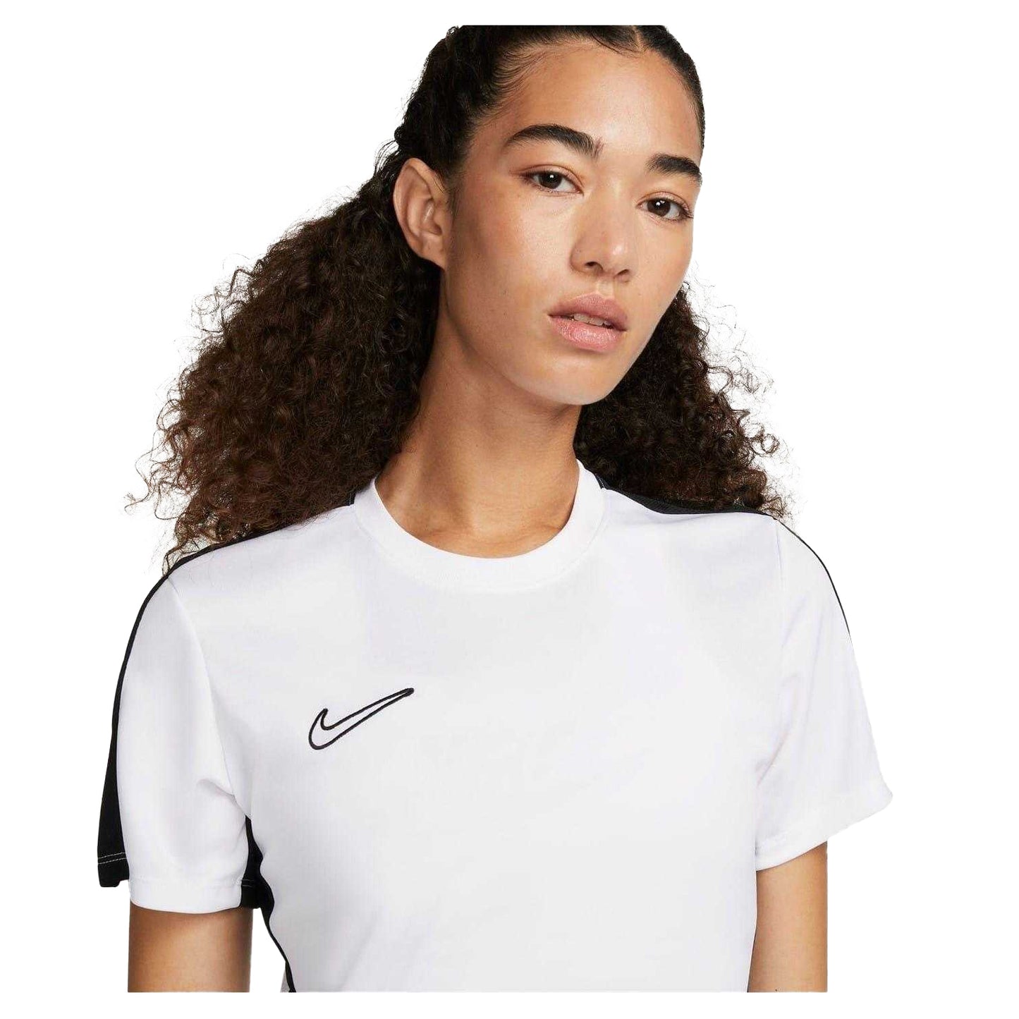 White - Side - Nike Womens-Ladies Swoosh Football Shirt