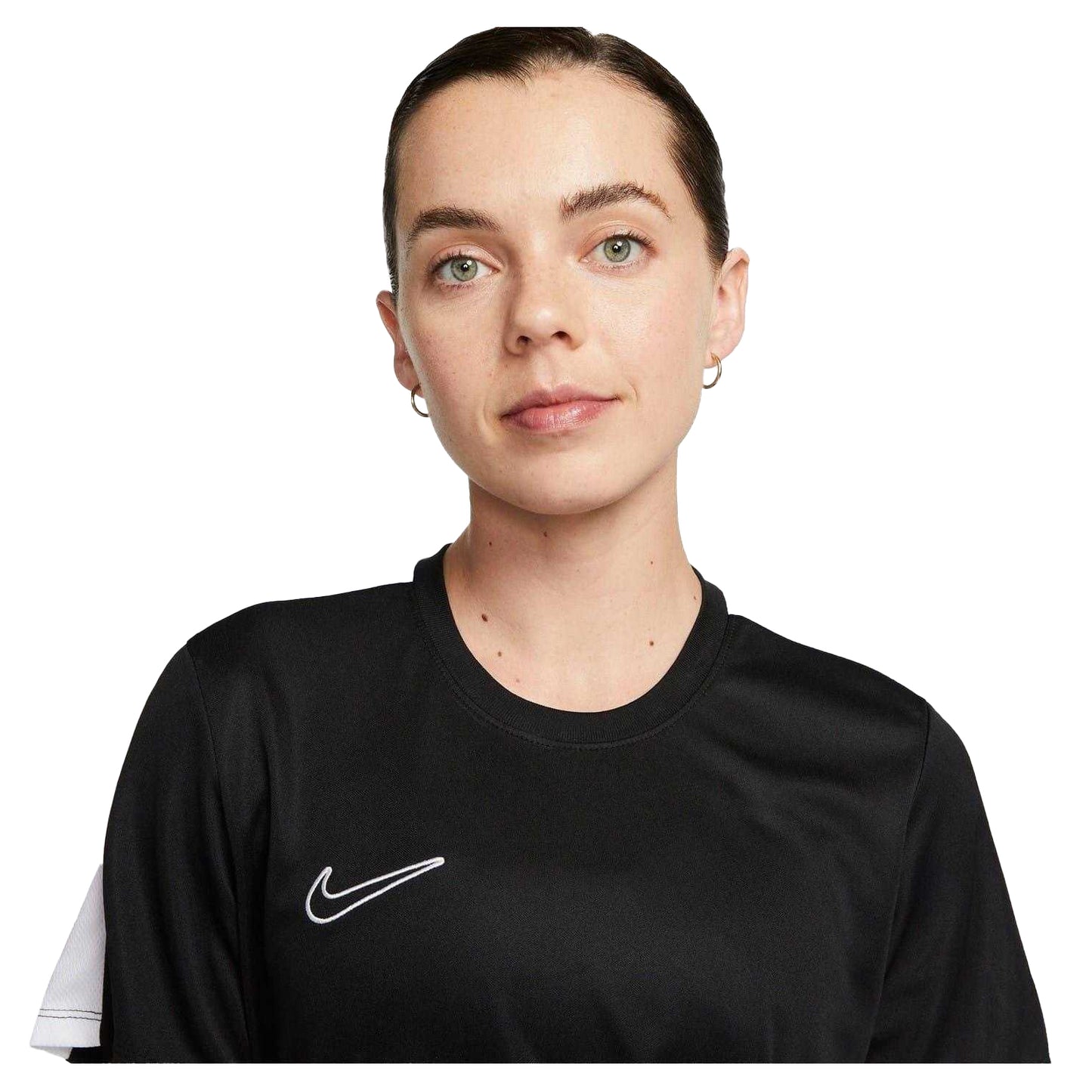 Black - Side - Nike Womens-Ladies Swoosh Football Shirt