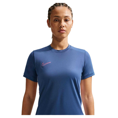 Mystic Blue - Side - Nike Womens-Ladies Swoosh Football Shirt