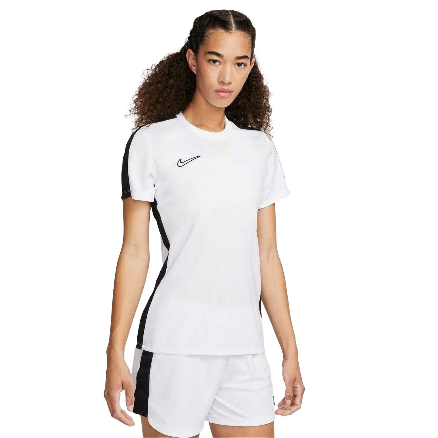 White - Front - Nike Womens-Ladies Swoosh Football Shirt