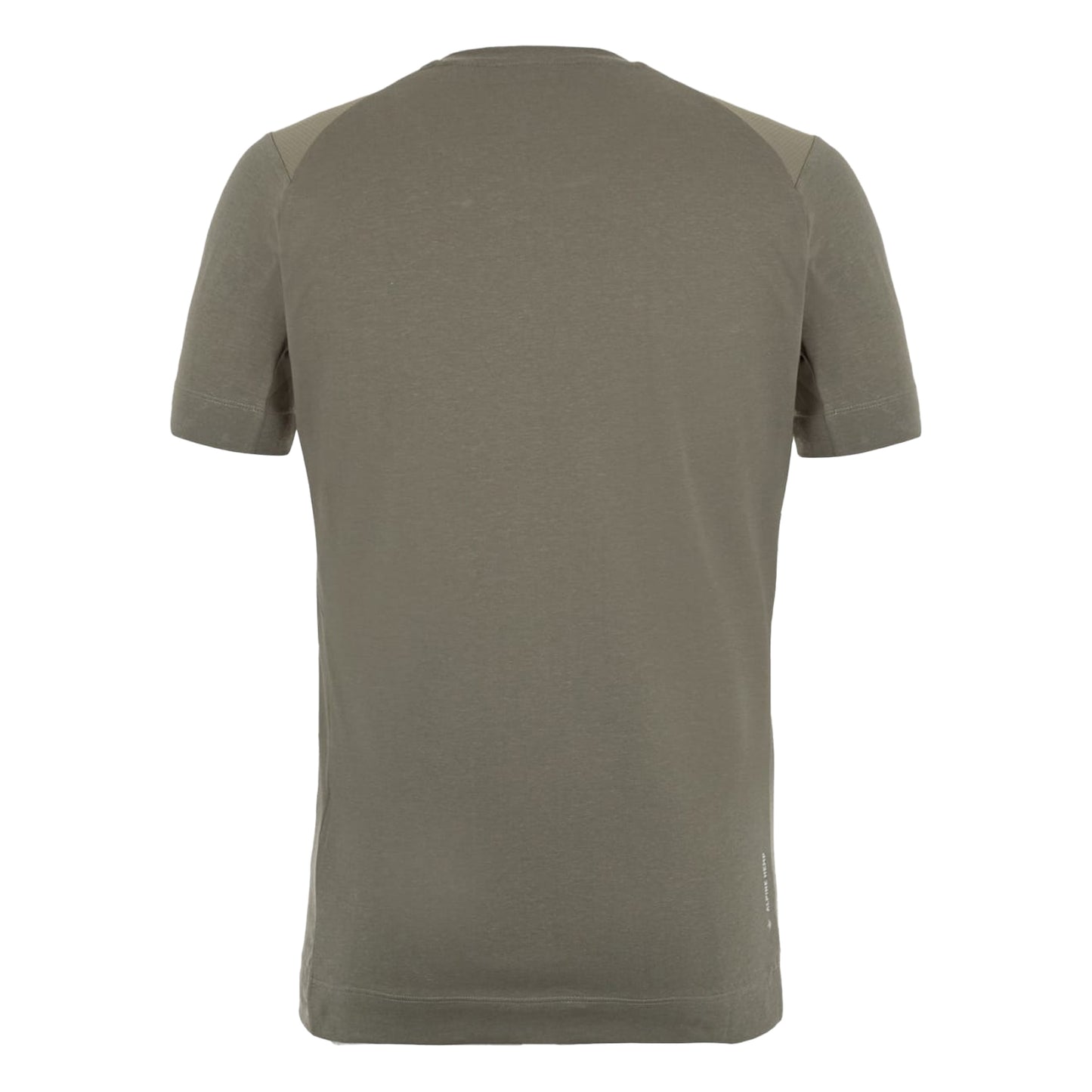 Grey - Back - Salewa Mens Crew Neck Regular T-Shirt