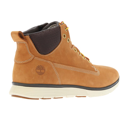 Wheat - Back - Timberland Mens Killington Nubuck Lace Up Trainers