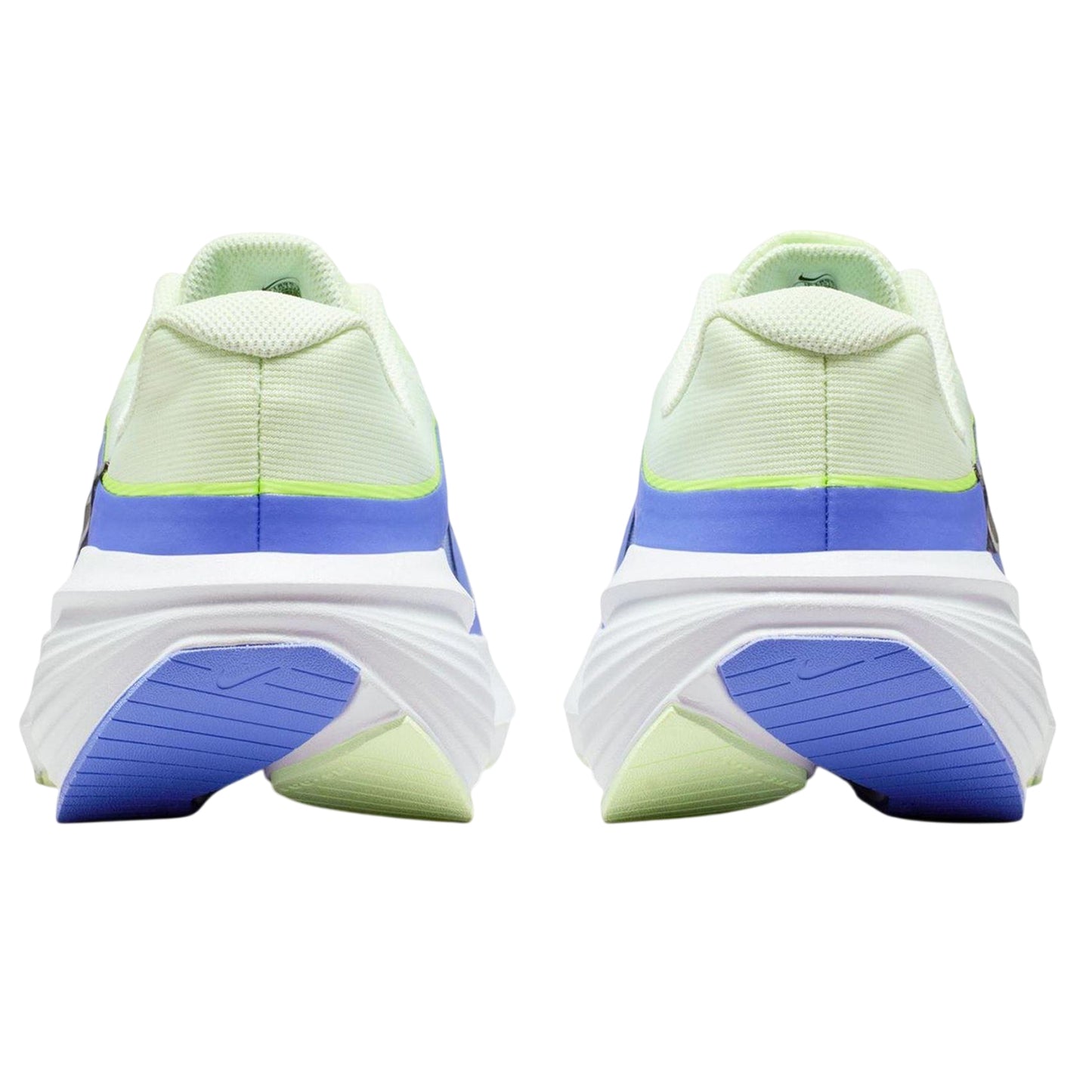 White-Volt-Spruce - Back - Nike Mens Downshifter 14 Trainers