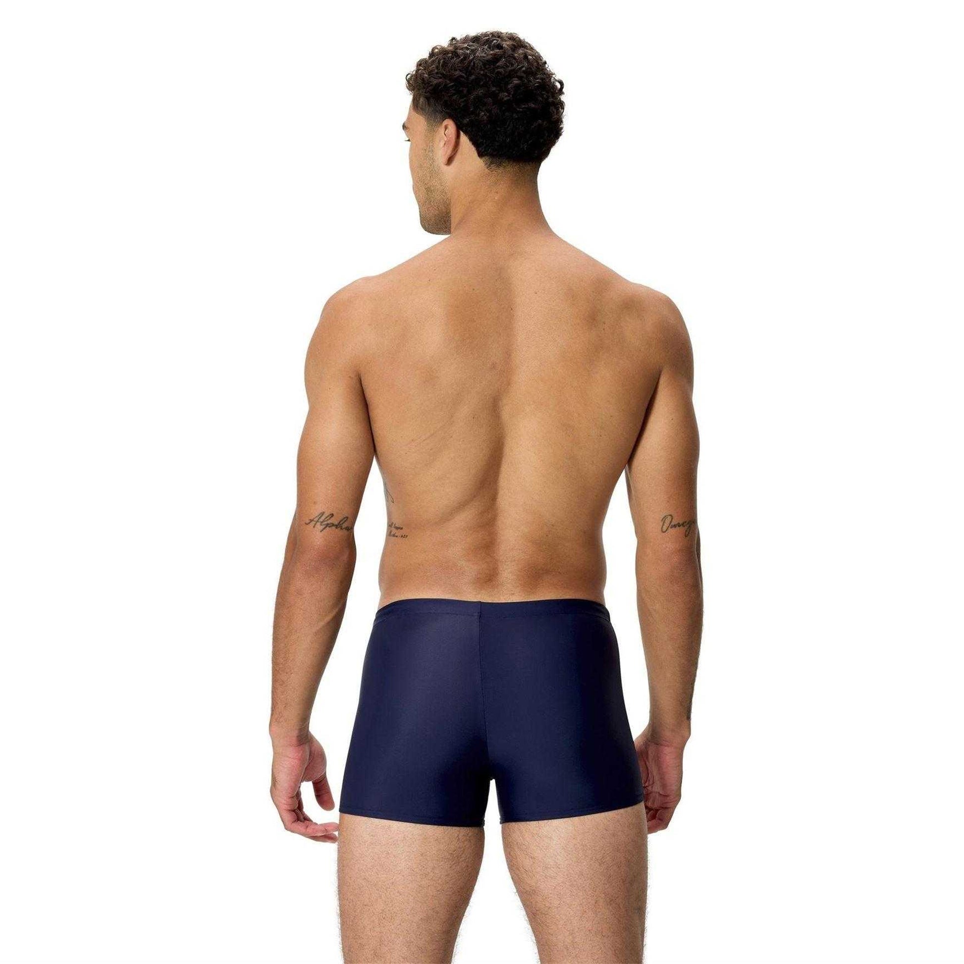 Peacoat-Deep Blue - Back - Speedo Mens Medley Swimming Trunks