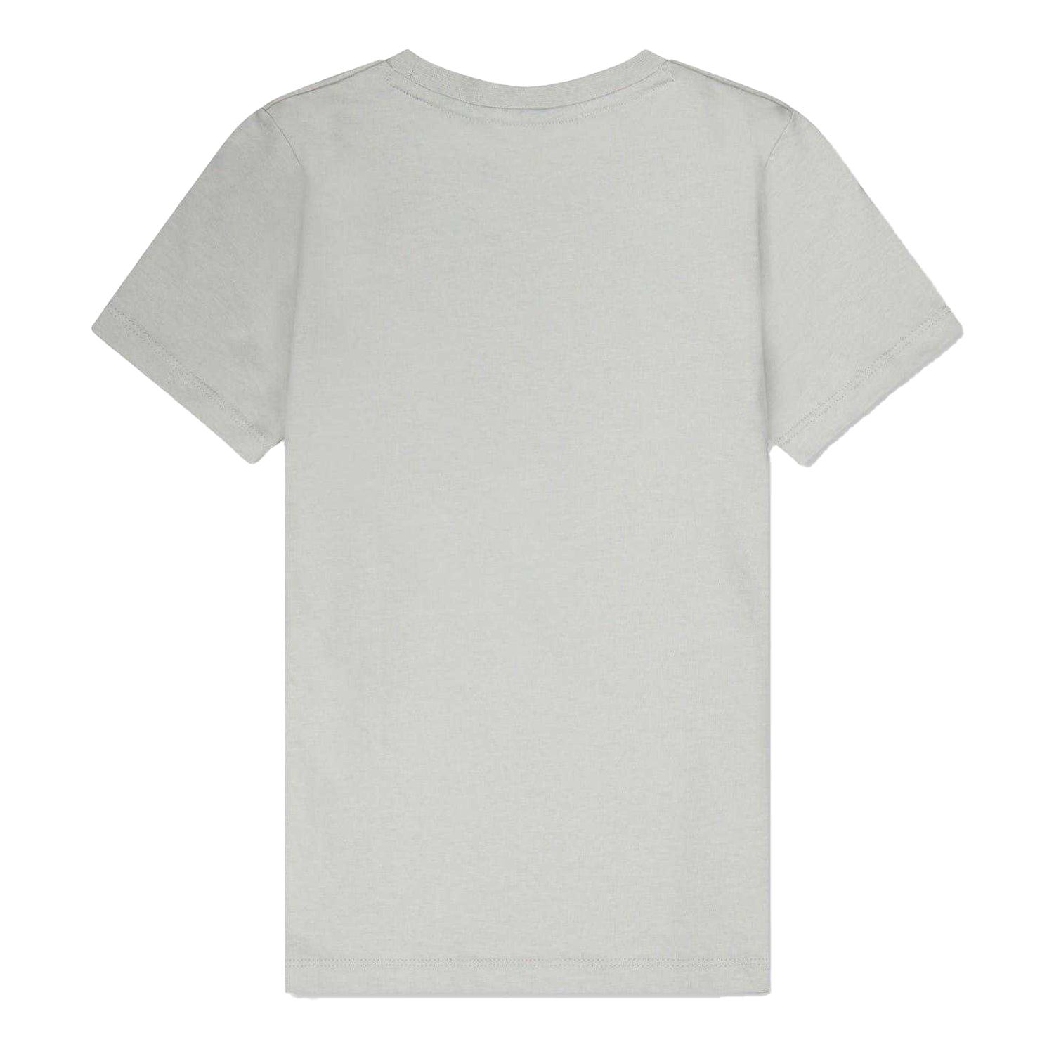 Grey Melange Marl - Back - Lyle & Scott Childrens-Kids Script Crew Neck T-Shirt