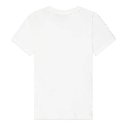 White - Back - Lyle & Scott Childrens-Kids Script Crew Neck T-Shirt