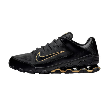 Black-Gold - Side - Nike Mens Reax 8 Tr Trainers