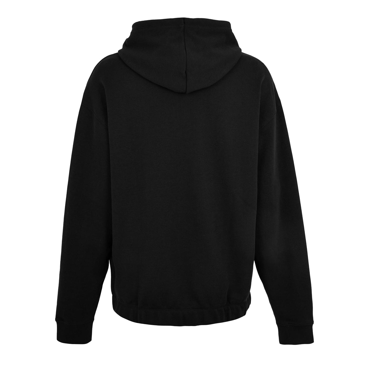 Black - Back - Hugo Mens Dacorolo Embroidered Logo Cotton Hoodie