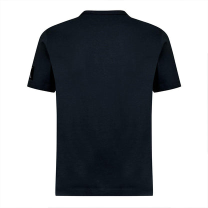 Night Sky - Back - Calvin Klein Mens Badge Crew Neck Regular T-Shirt