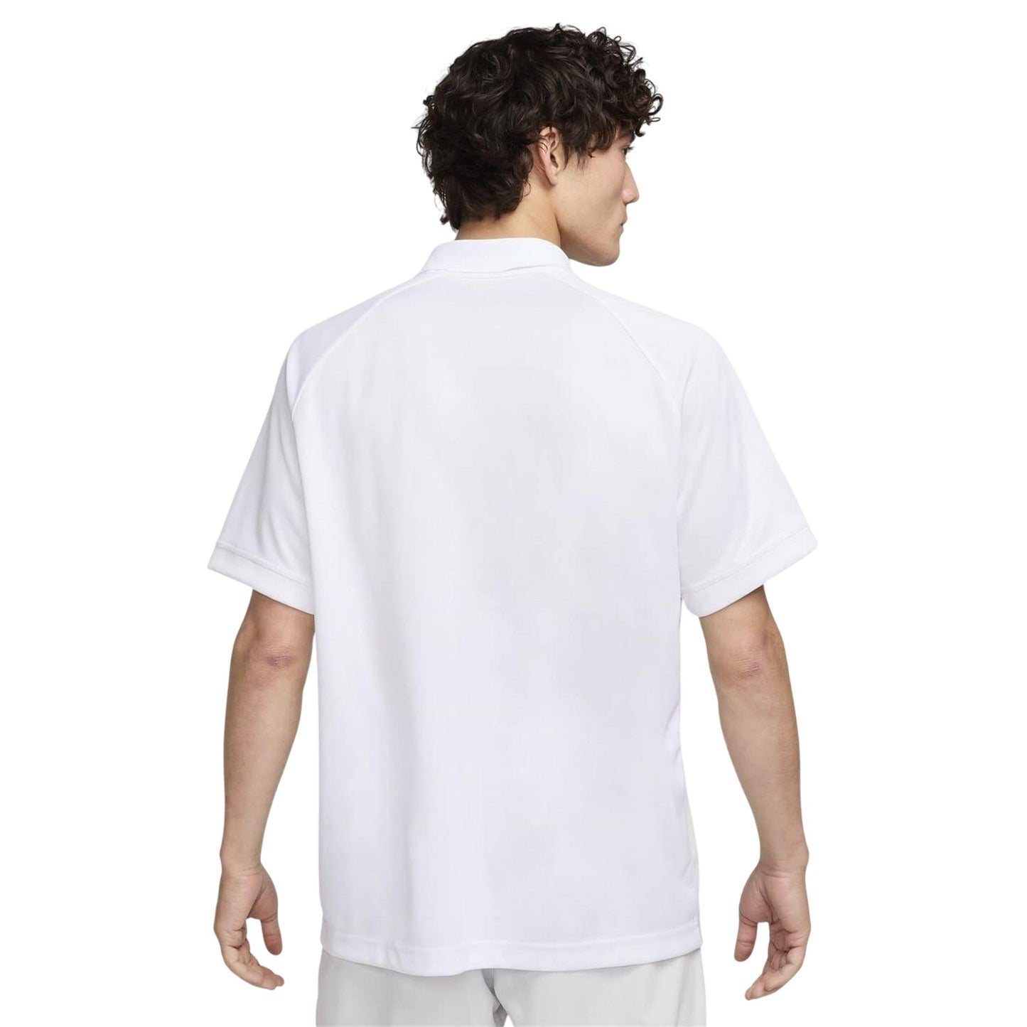 Navy-Khaki-White - Back - Nike Mens Air Regular Polo Shirt