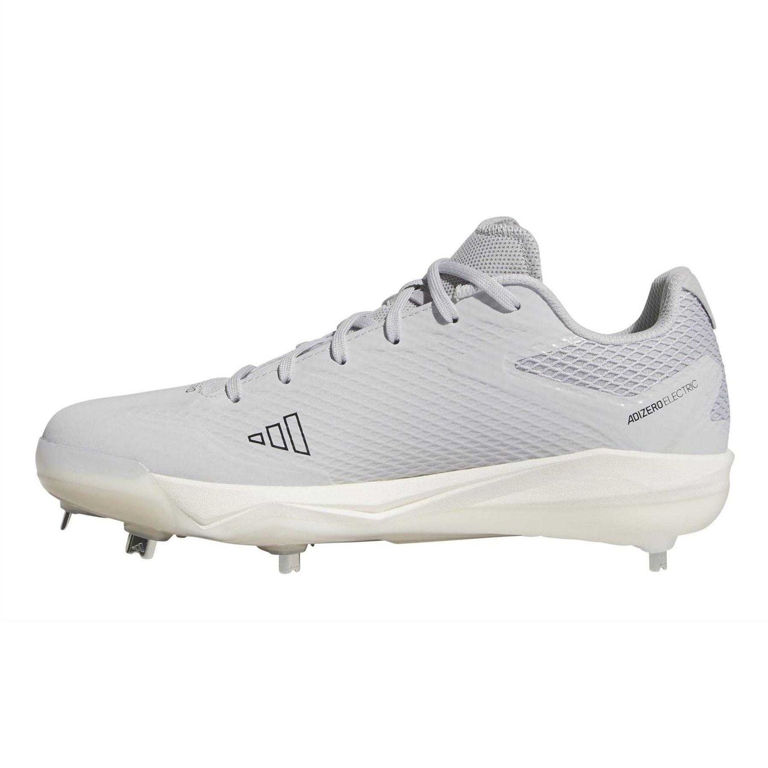 Light Grey - Side - Adidas Mens Adizero Electric Baseball Shoes