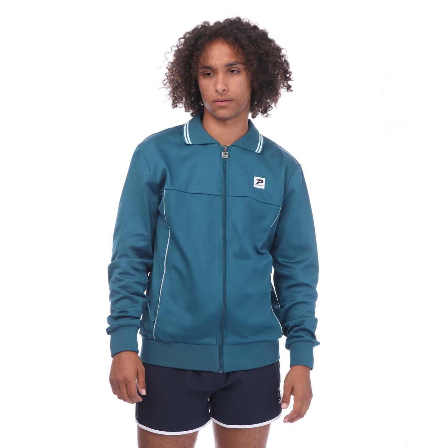 Blue - Front - Patrick Mens Reims Track Top