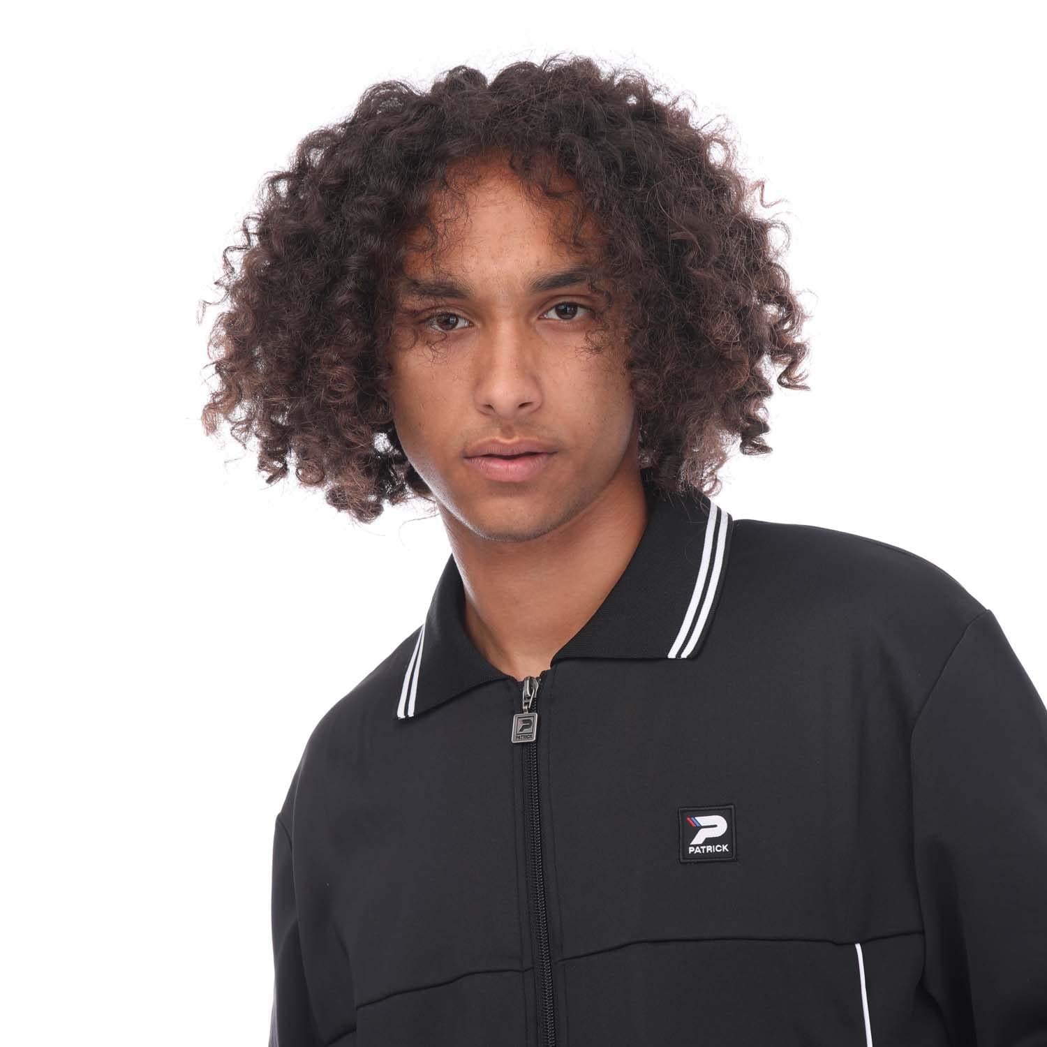 Black - Side - Patrick Mens Reims Track Top