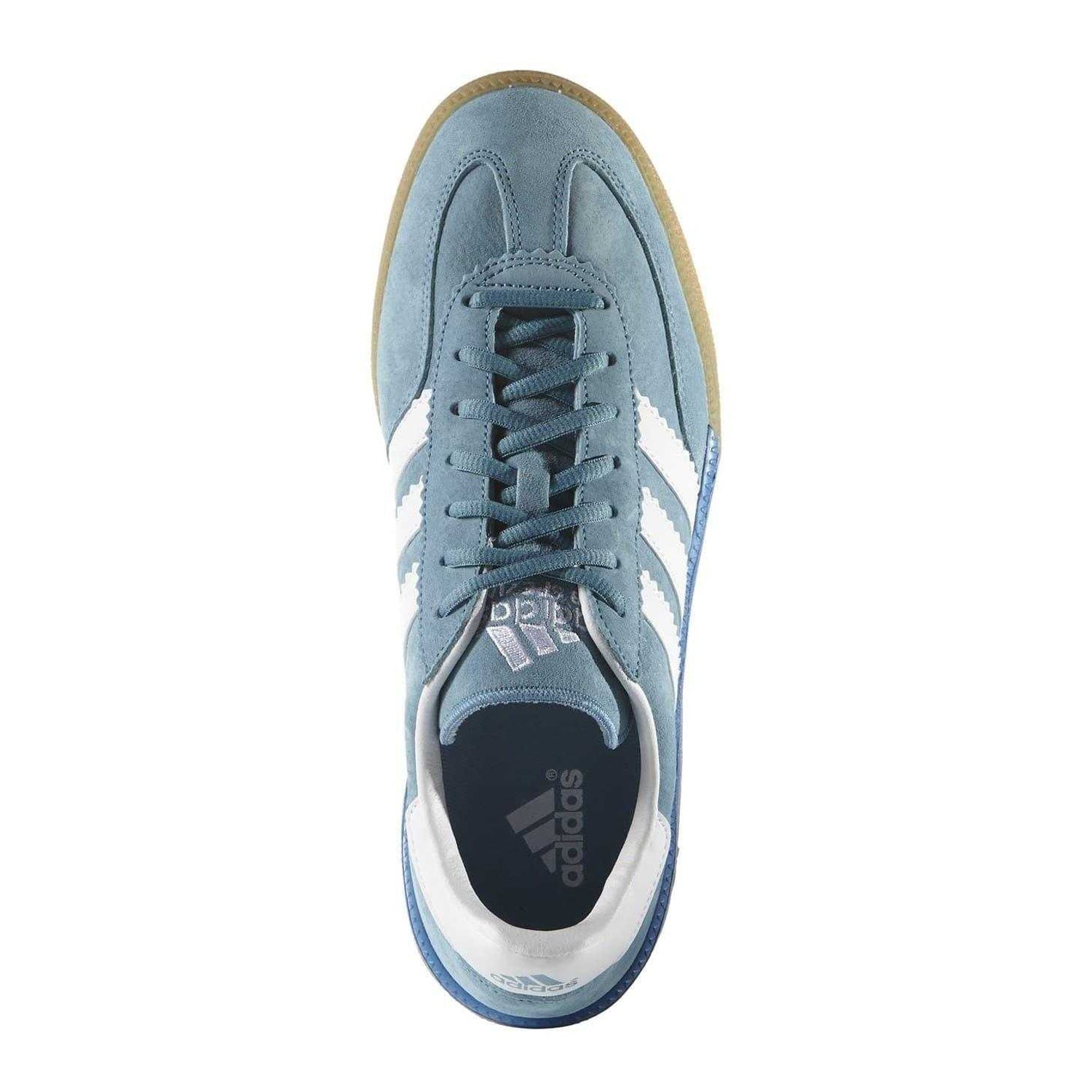 Blue-White - Side - Adidas Unisex Adult Spezial 3 Stripes Suede Trainers