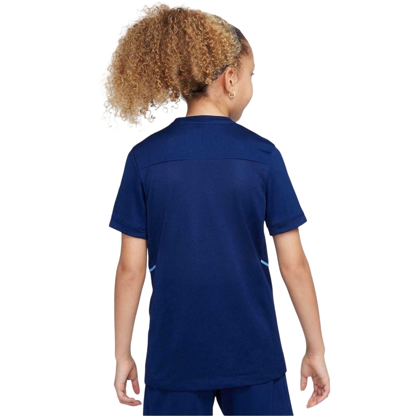 Navy-Blue - Back - Nike Boys Haaland Crew Neck Regular T-Shirt