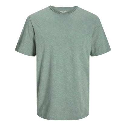 Iceberg Green - Front - Jack And Jones Mens Slub T-Shirt