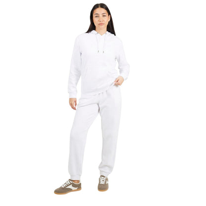 White - Side - Brave Soul Unisex Adult Plain Jogging Bottoms