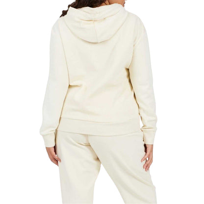 Cream - Back - Brave Soul Womens-Ladies Plain Long-Sleeved Hoodie