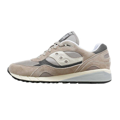 Grey - Back - Saucony Mens Shadow 6000 Suede Shoes