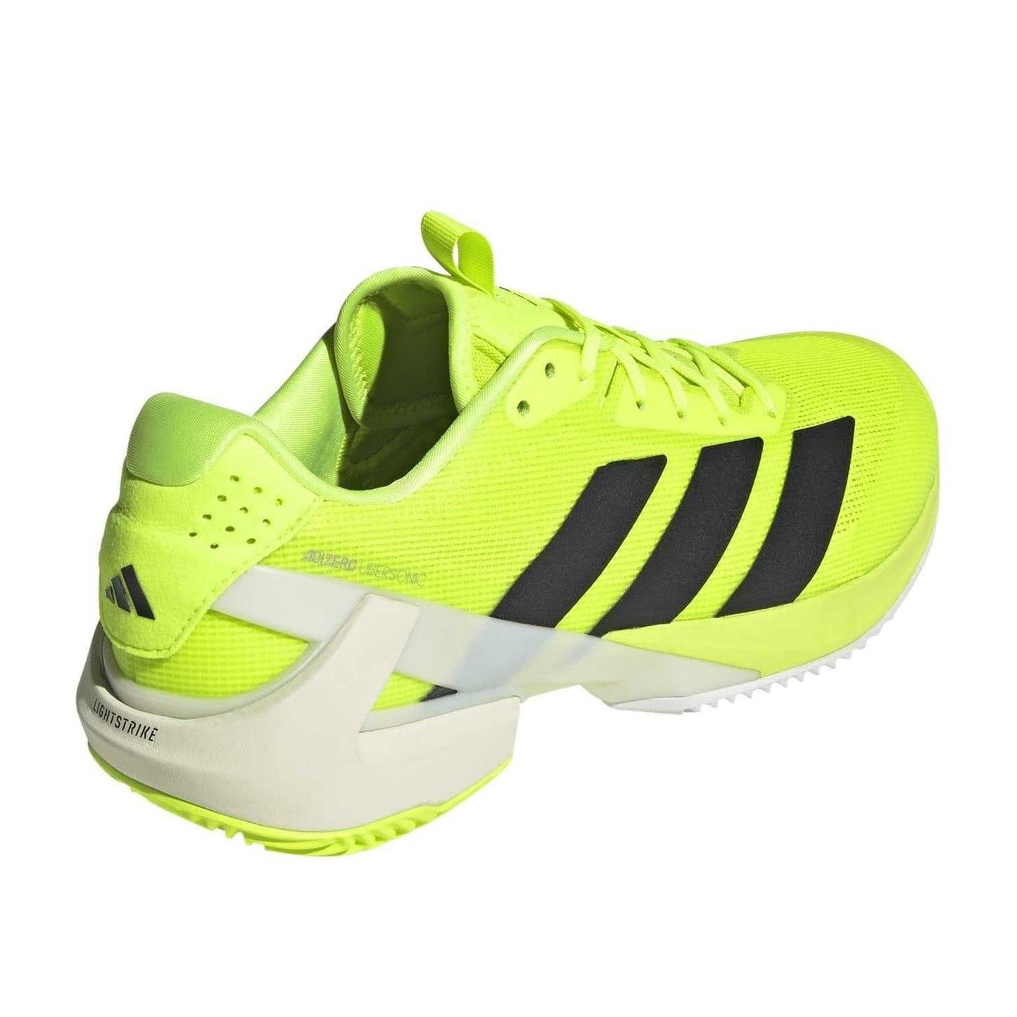 Lemon Yellow-Black-White - Back - Adidas Mens Adizero Ubersonic 5 Tennis Shoes