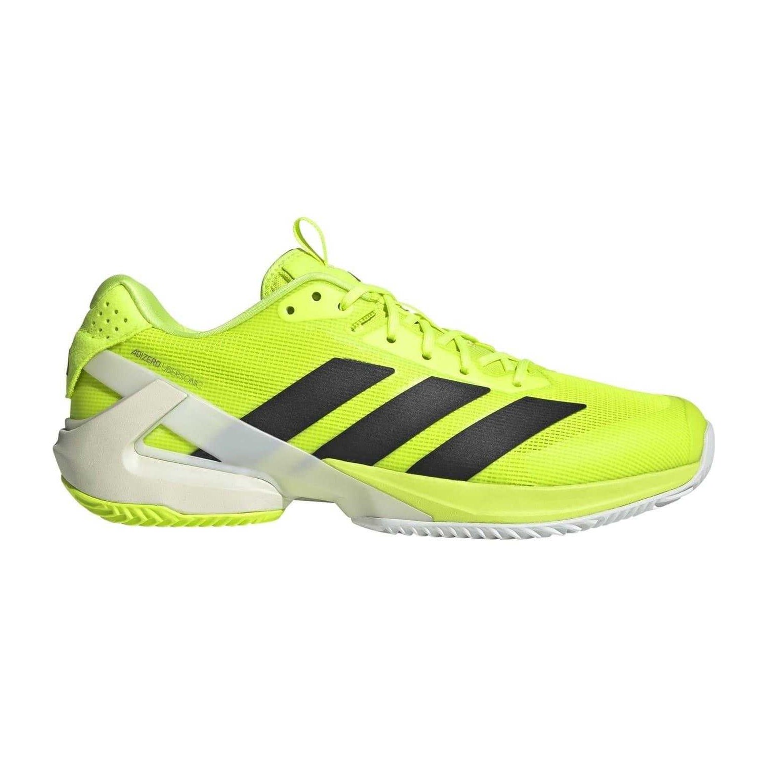 Lemon Yellow-Black-White - Lifestyle - Adidas Mens Adizero Ubersonic 5 Tennis Shoes