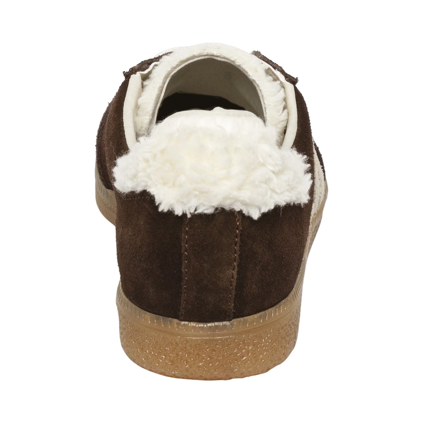Dark Brown - Back - Steve Madden Womens-Ladies Elora Suede Trainers