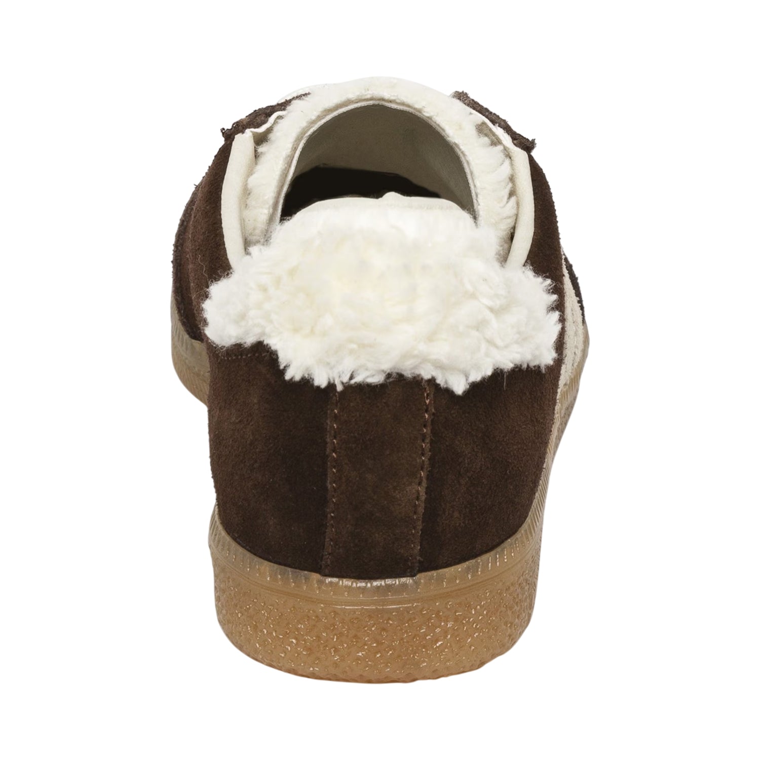 Dark Brown - Back - Steve Madden Womens-Ladies Elora Suede Trainers