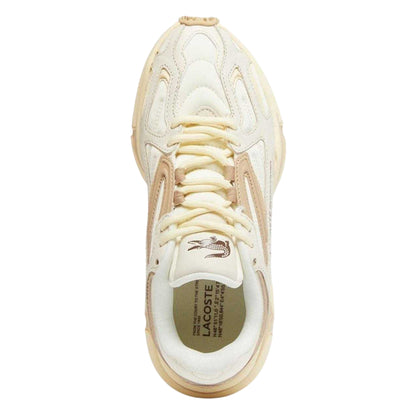 Off White - Lifestyle - Lacoste Womens-Ladies L003 2K24 Leather Trainers