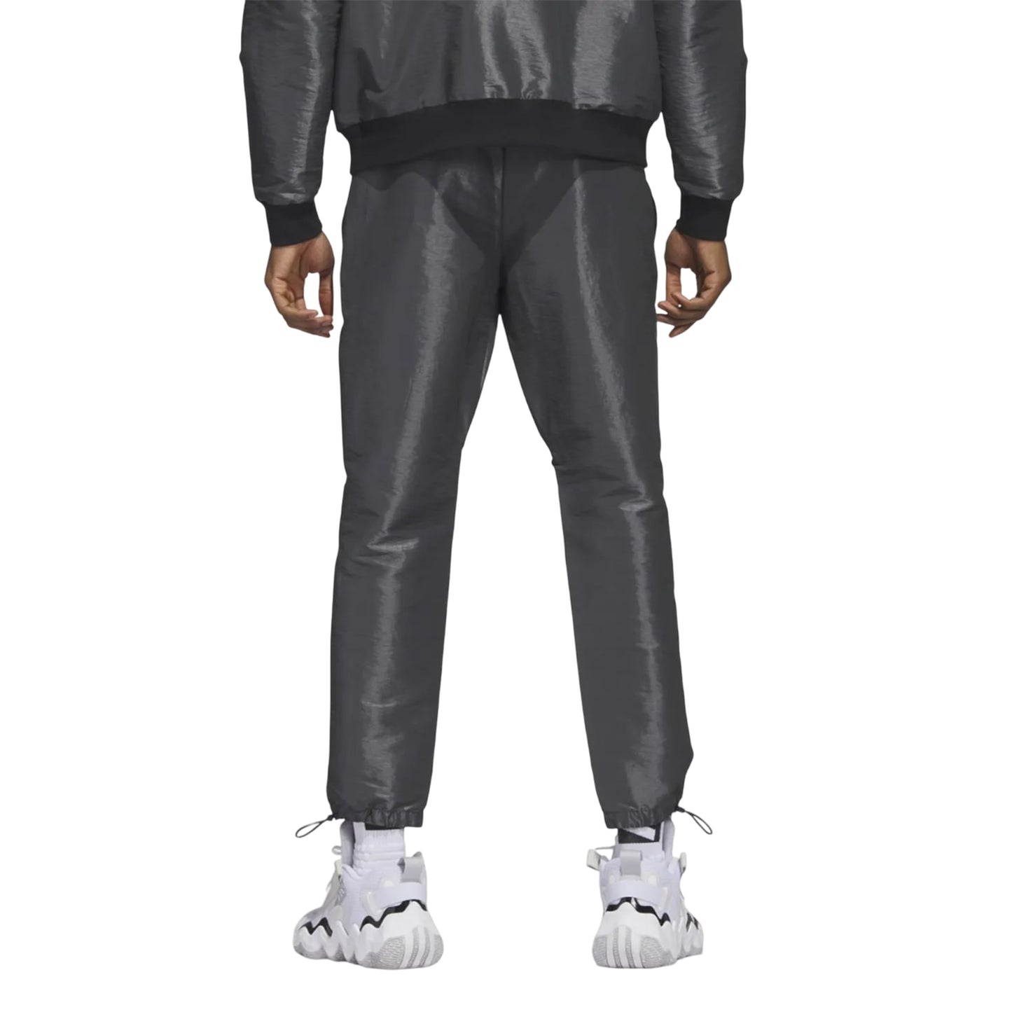 Grey - Lifestyle - Adidas Mens Harden Travel Tracksuit Bottoms