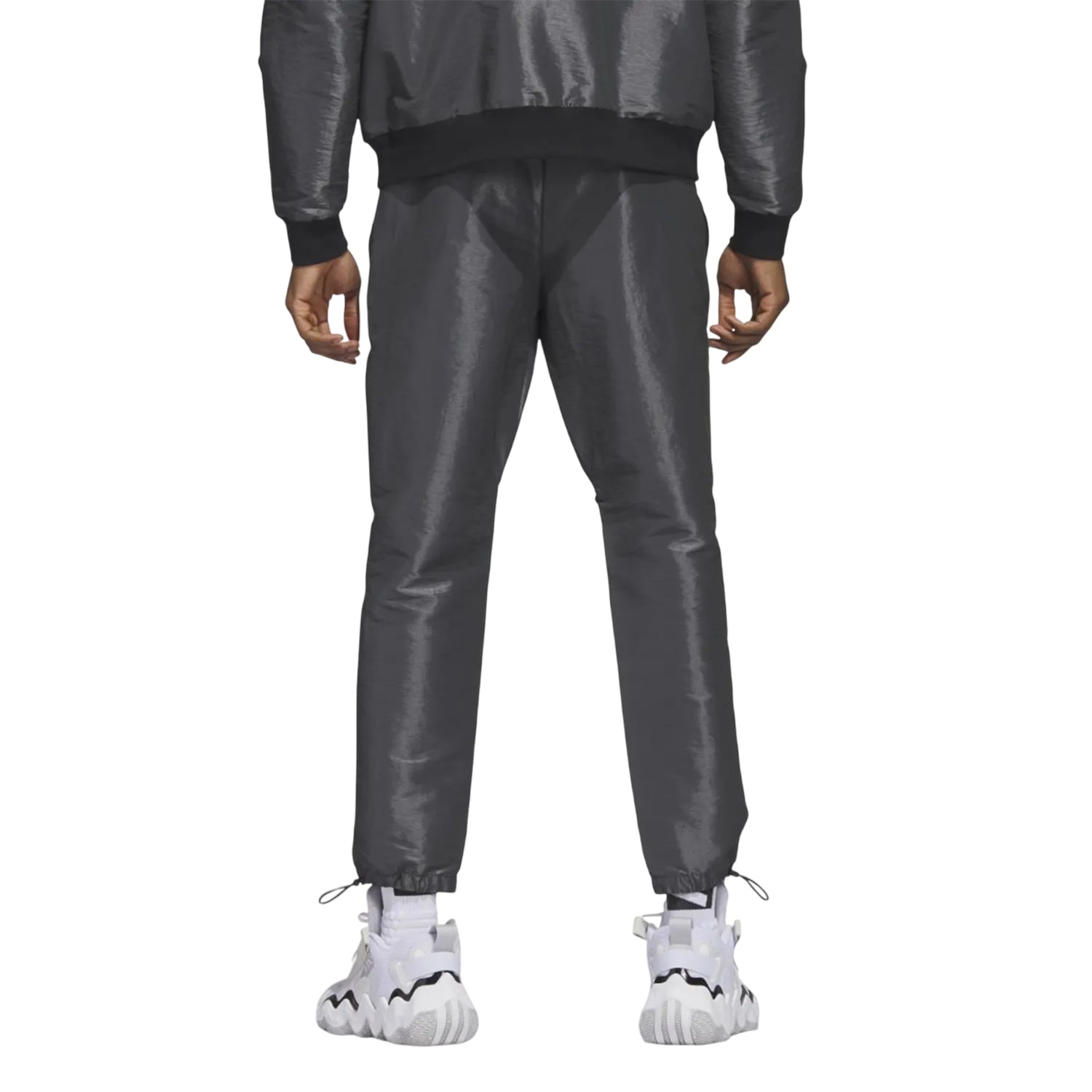 Grey - Lifestyle - Adidas Mens Harden Travel Tracksuit Bottoms