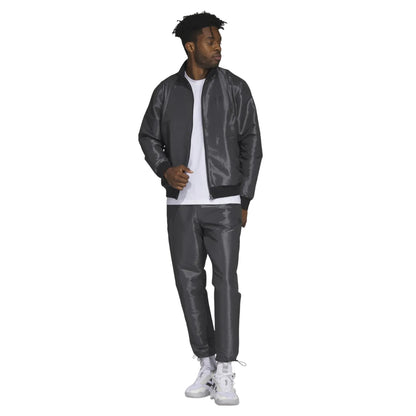 Grey - Pack Shot - Adidas Mens Harden Travel Tracksuit Bottoms