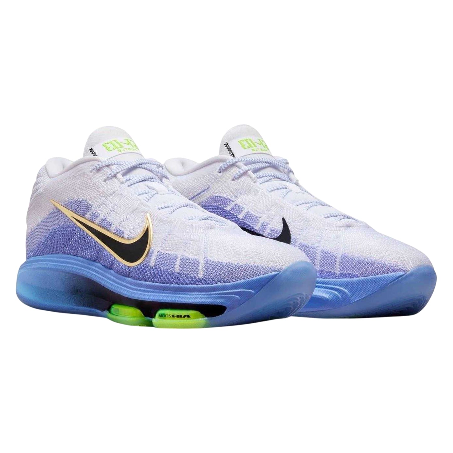 White-Black - Front - Nike Unisex Adult GT Hustle 3 Trainers