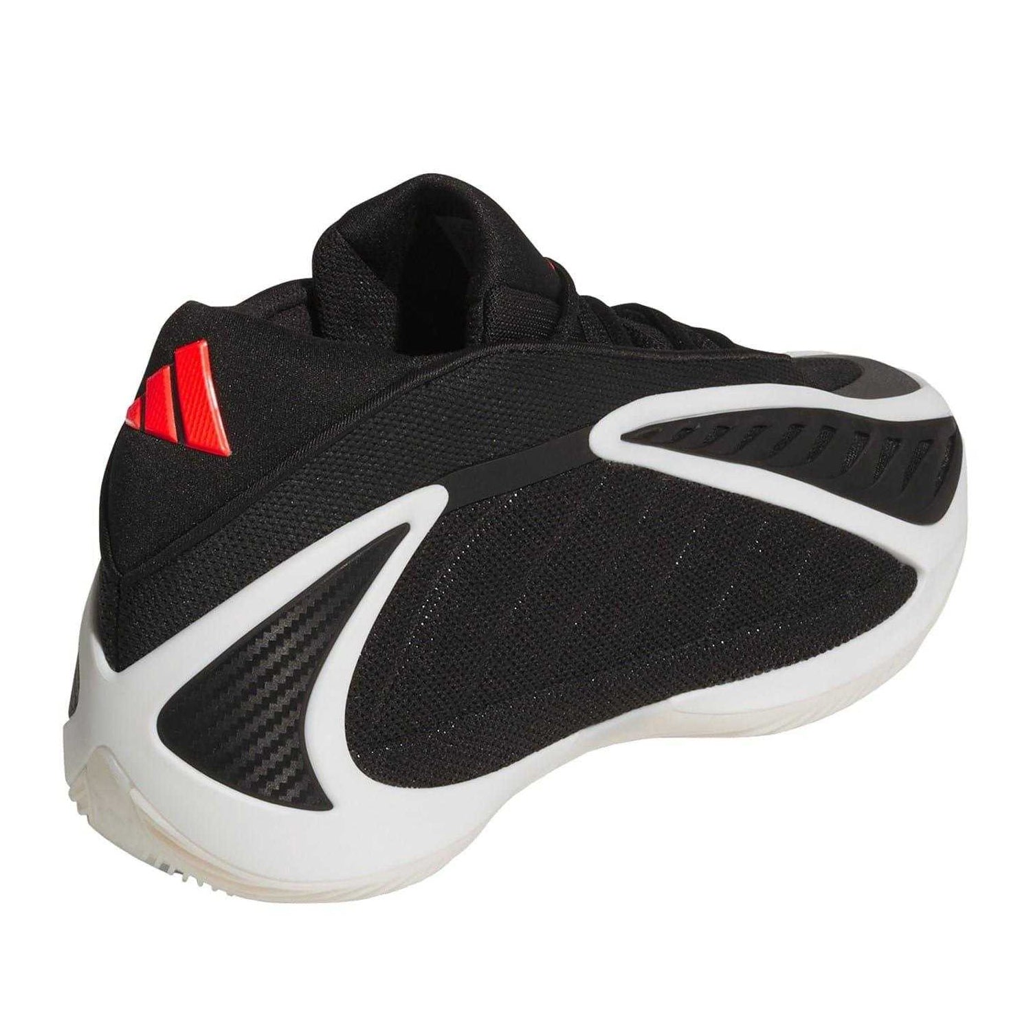 Black-Silver - Back - Adidas Mens Anthony Edwards Mesh Basketball Shoes