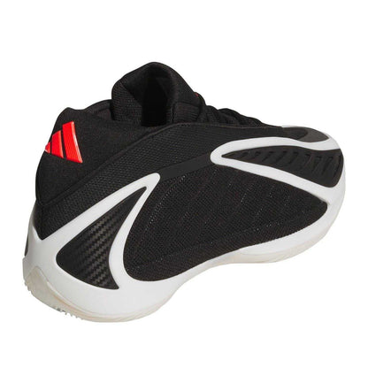 Black-Silver - Back - Adidas Mens Anthony Edwards Mesh Basketball Shoes
