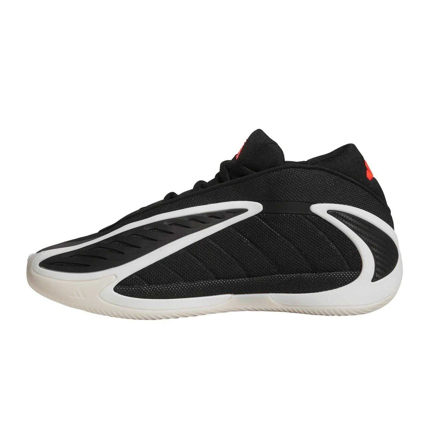 Black-Silver - Side - Adidas Mens Anthony Edwards Mesh Basketball Shoes