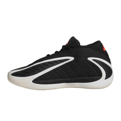 Black-Silver - Side - Adidas Mens Anthony Edwards Mesh Basketball Shoes