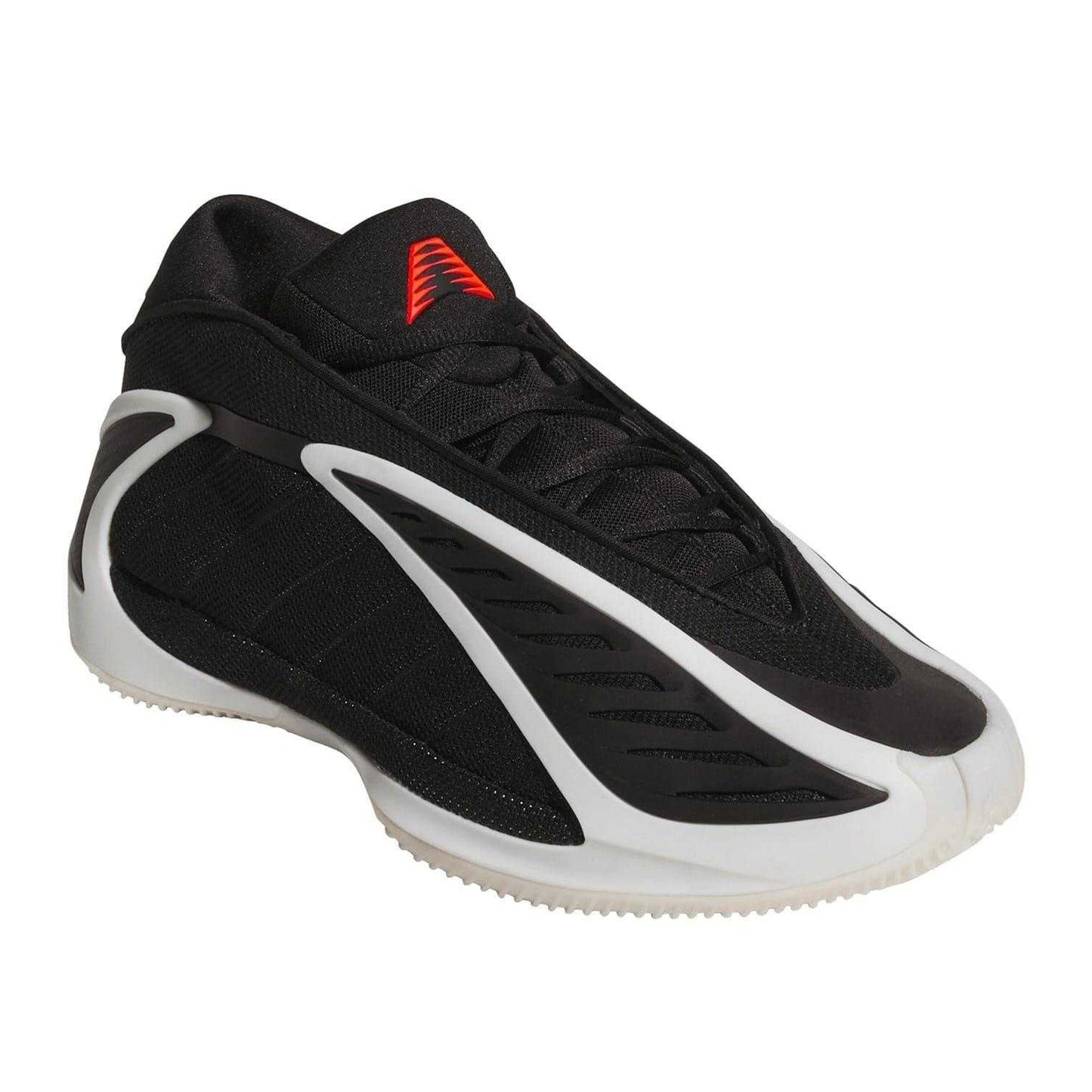 Black-Silver - Front - Adidas Mens Anthony Edwards Mesh Basketball Shoes