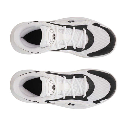 White - Side - Under Armour Mens Jet 25 Trainers