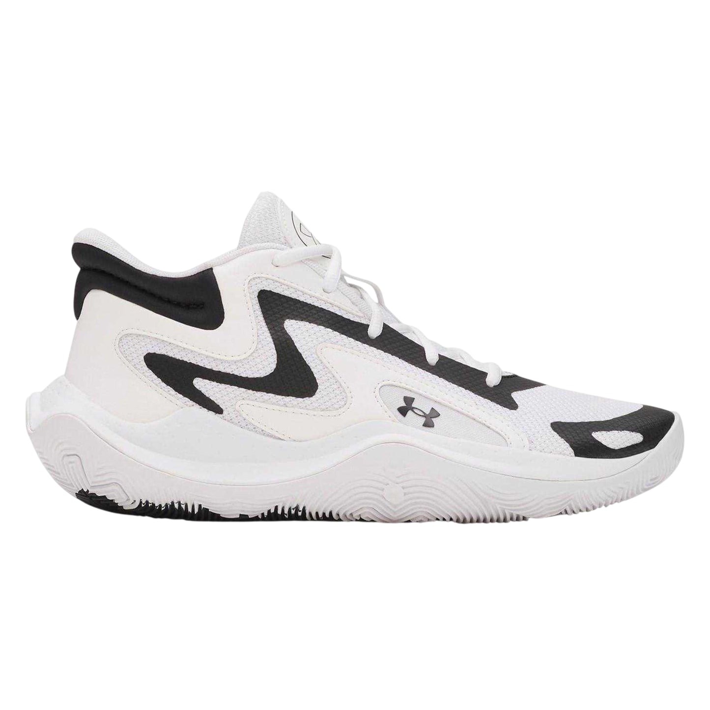 White - Front - Under Armour Mens Jet 25 Trainers
