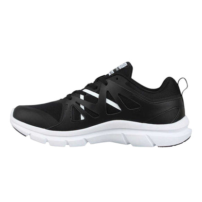 Black-White - Side - Karrimor Mens Impala Leather Flat Trainers