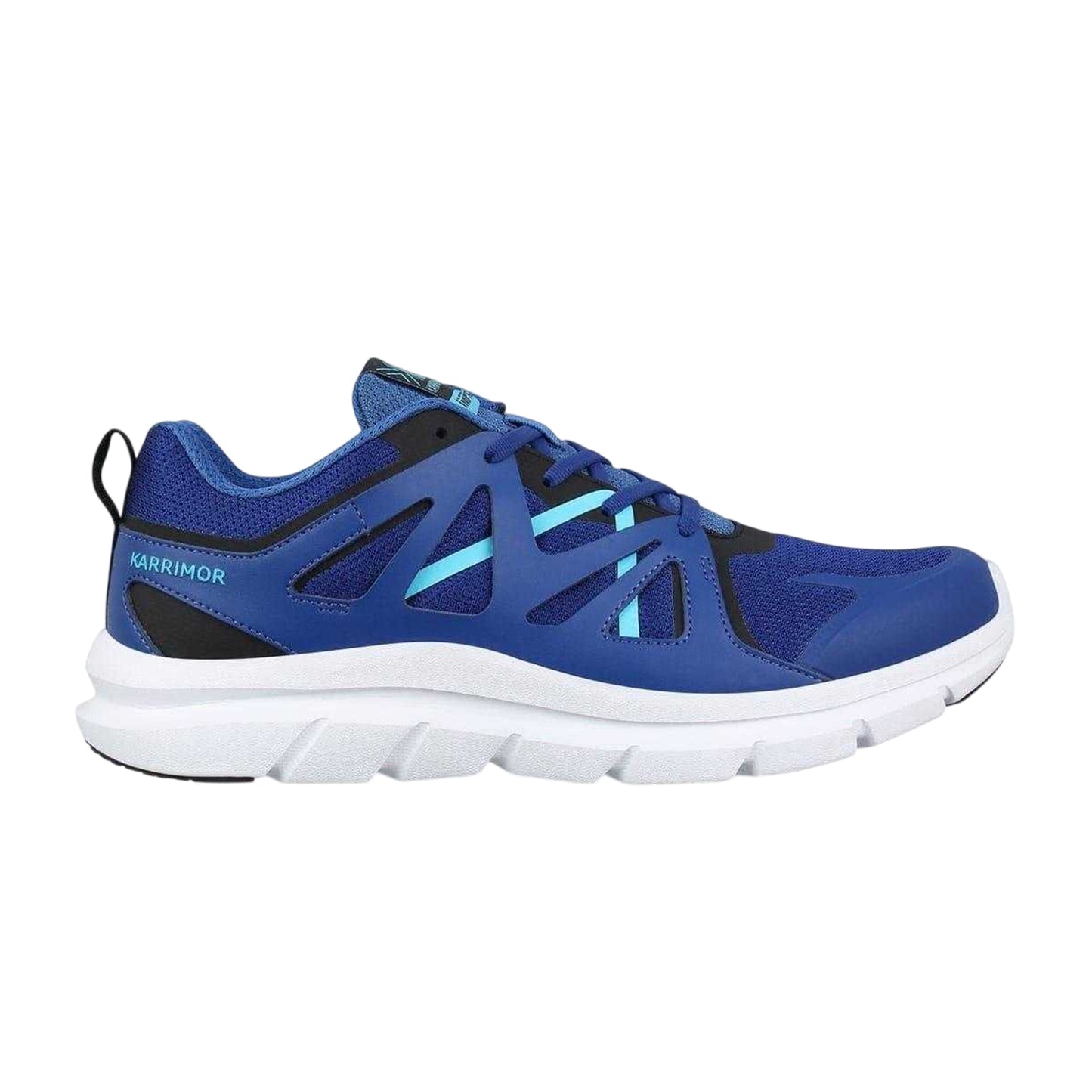 Navy - Lifestyle - Karrimor Mens Impala Leather Flat Trainers