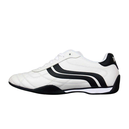 White-Navy - Side - Lonsdale Mens Camden Trainers