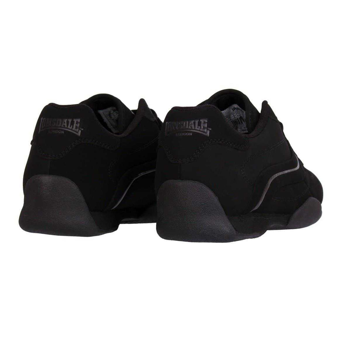 Black - Back - Lonsdale Mens Camden Trainers