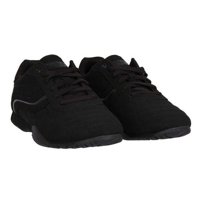 Black - Pack Shot - Lonsdale Mens Camden Trainers