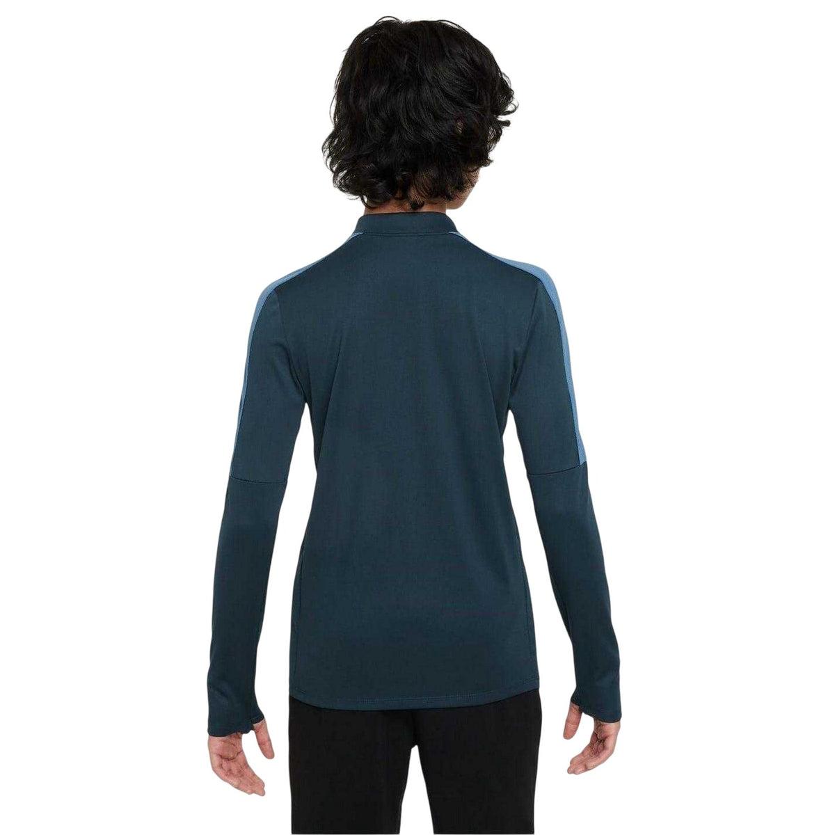 Navy-Aegean Blue - Back - Nike Childrens-Kids Regular Long-Sleeved Drill Top